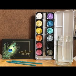 Finetec Artist Mica Watercolor Pearlescent Set